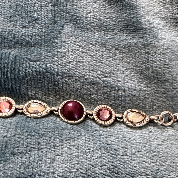 Brighton Silver and Purple Women's Bracelet - Picture 3 of 6